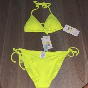 BECCA from Everything but Water Neon Bikini Set
